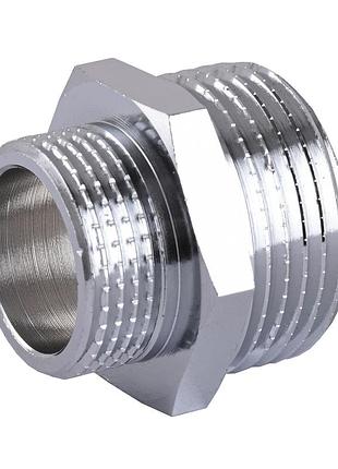 Ниппель solomon 3/4″х1/2″ нн хром 8208