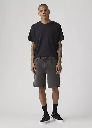Шорти levi's 454 relaxed fit 10" overnight bag 19700 black