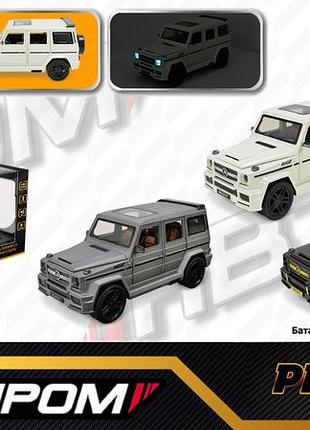 Машина мет. автопром арт. ap7717 (12шт) 1:24,3 кольори,батар, світ., звук, двері відкр., короб.29*16*12,6см
