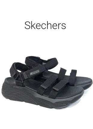 Жіночі сандалії skechers sandals max cush black оригінал