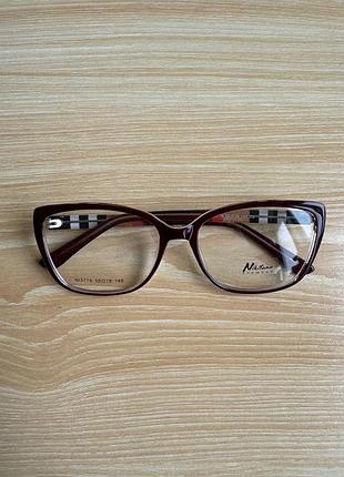 Жіноча глянцева оправа для окулярів nikitana eyewear ni3778 55-18-140 c4