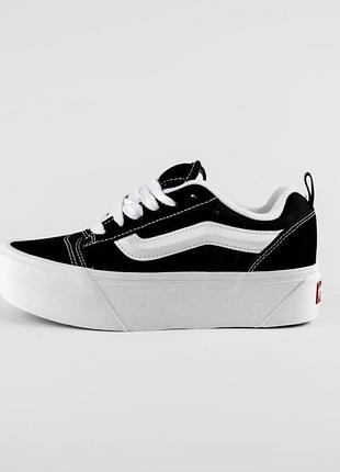 Vans knu stack black white platform кеди vans оригінал