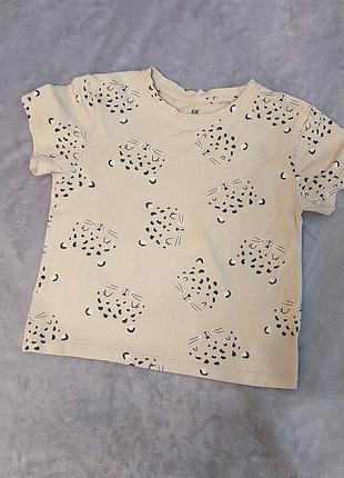 Футболка h&amp;m детская р.2-4