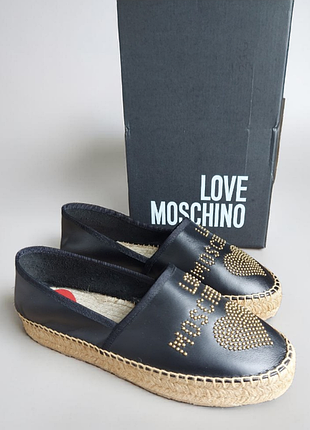 Эспадрильи 38,41р. love moschino италия