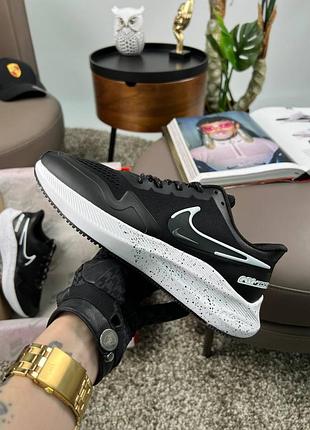 Мужские кроссовки nike air zoom winflo 8 shield black white space 42, 44р