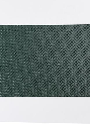 Салфетка сервировочная 45×30 (см) прямоугольная салфетка под тарелки, приборы для сервировки стола зеленый