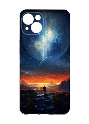Чохол із захистом камер на iphone 15 :: космос (принт 247)