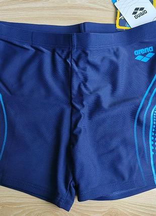 Мужские плавки боксеры arena m fairness short navy/turquoise