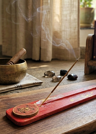 Підставка під пахощі "чакра муладхара" (26*4*0,7 cм) (дивіться опис)