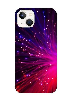 Чехол с защитой камеры на iphone 14 plus салют (принт 98)