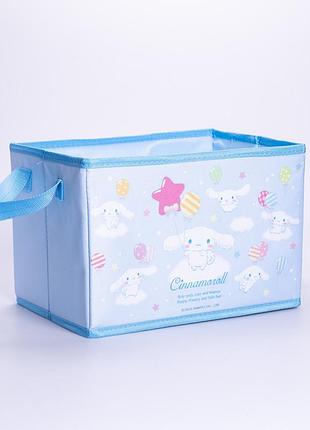 Корзина для игрушек 30×20×20 (см) контейнер мягкая складная корзина для хранения игрушек синий