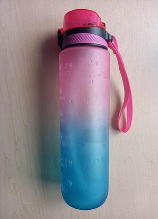 Мотивационная бутылка для воды с маркировкой времени