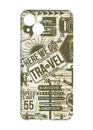 Чехол с защитой камер на iphone 15 :: путешествия (принт 324)