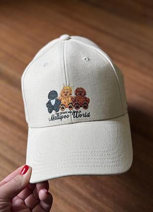 Кепка мальтіпу maltipoo world