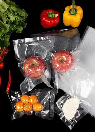 Пакеты для вакууматора 24×16 см пакеты для вакуумации продуктов 100 шт