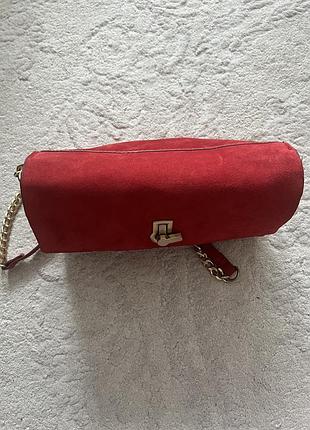 Сумка замшева zara 6