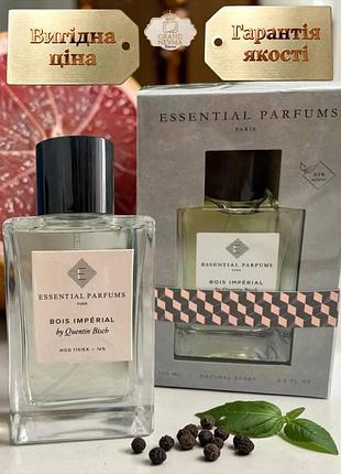Унісекс парфуми essential parfums bois imperial (ессеншел парфюм буа імперіал) 100 мл. стійкий шлейфовий аромат (деревні, фужерні)