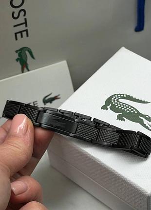 Чоловічий браслет lacoste, браслет лакоста на подарунок хлопцю, чоловічий брендовий браслет на руку