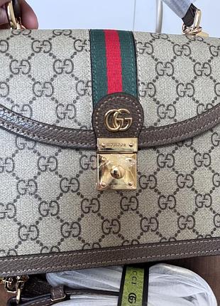 Сумка ophidia medium top handle bag 2