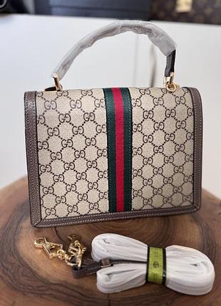 Сумка ophidia medium top handle bag 3
