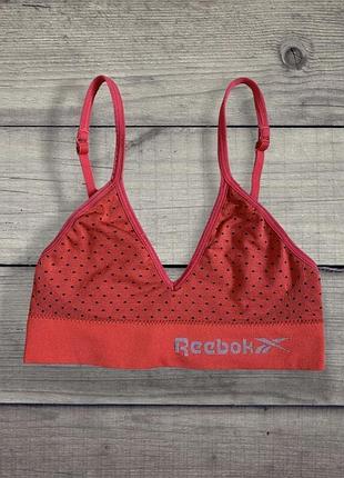 Спортивный топ reebok лиф лифчик бюстгальтер бюстье для спорта