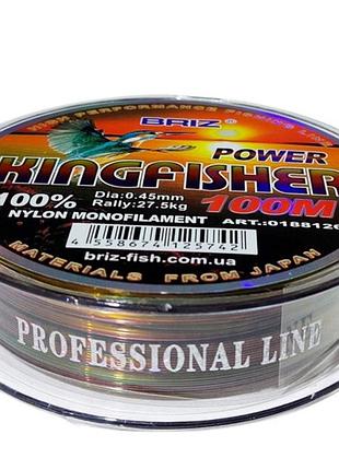 Рыбацкая леска briz kingfisher 100м сечение от 0.16 до 0.6 диаметр лески - 0.5