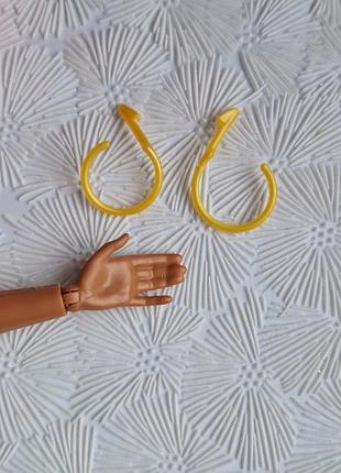 Сережки для ляльки барбі, оригінал mattel