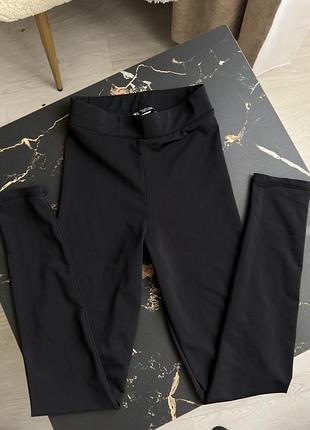 Чорні лосіни zara висока посадка