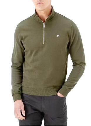 Тёплый свитшот фирмы farah (xl) олива