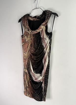 Roberto cavalli snake python dress m size 3