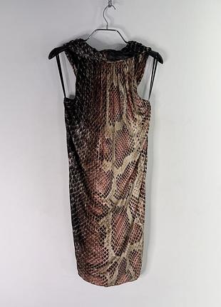 Roberto cavalli snake python dress m size 2