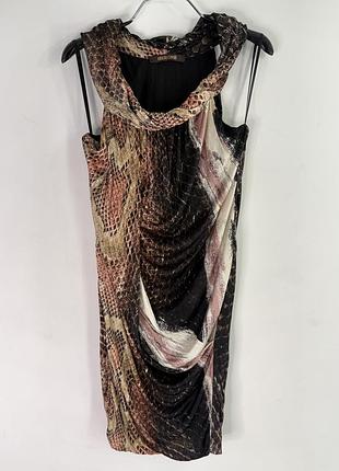 Roberto cavalli snake python dress m size 5