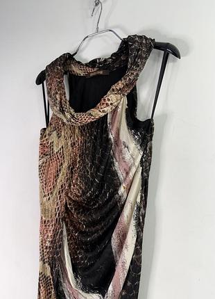 Roberto cavalli snake python dress m size 6