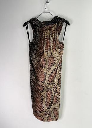 Roberto cavalli snake python dress m size 4