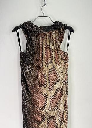 Roberto cavalli snake python dress m size 7