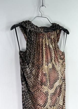 Roberto cavalli snake python dress m size 8