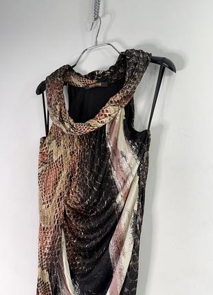 Roberto cavalli snake python dress m size 9