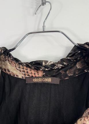 Roberto cavalli snake python dress m size 10