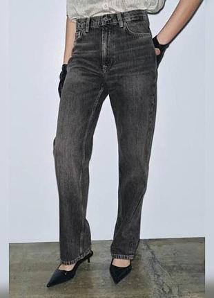 Джинси zara straight fit
