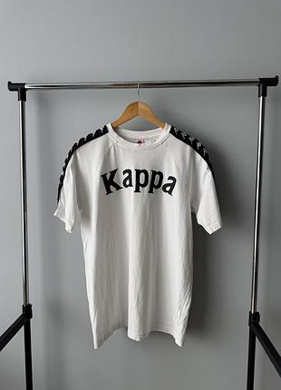 Футболка kappa на лампасах биг лого