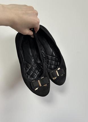 Балетки - лодочки з бантиком