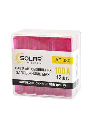 Предохранители флажков maxi 100а "solar" af-330
