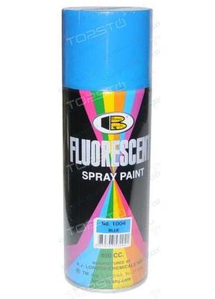 Краска флуоресцентная 400ml "bonny" синий no1004 (12шт/уп)