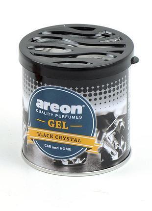 Освежитель гель консерва 80gr - "areon" - gel - black crystal (черный кристал) (12шт/уп.)