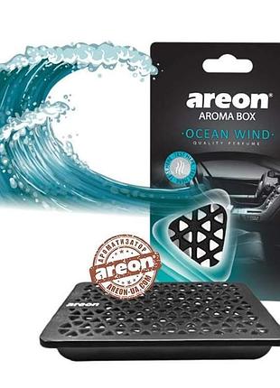 Освежитель мыльница океан 70gr "areon" - арома box сухой (конц.1: 30лист.) (6шт/уп)