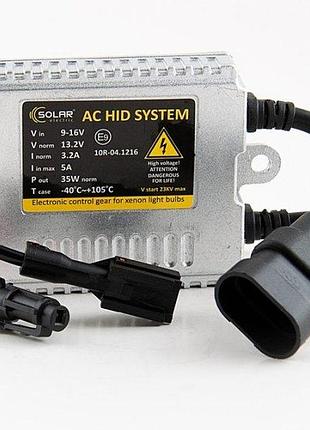 Блок розпалювання 12v 35w slim ac premium ballast "solar" 1560 (9-16v)