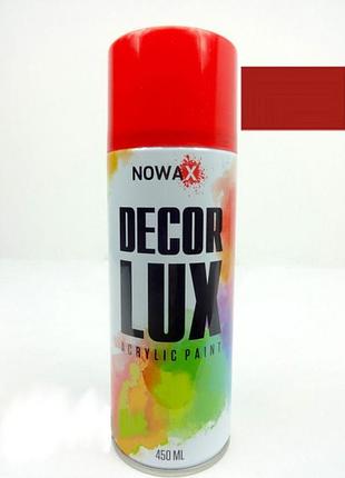 Краска красная сигнальная 450ml "nowax" nx48023 (12шт/уп)