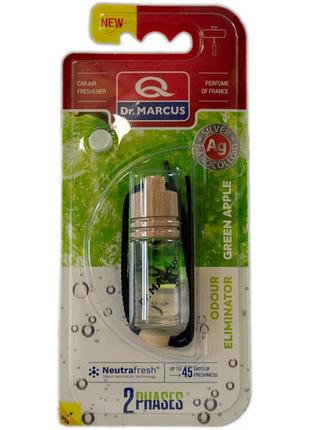 Освежитель жидкая бочка 4,5ml - "marcus" - ecolo 2 phases - green apple (яблоко) + ионы серебра (нейтр