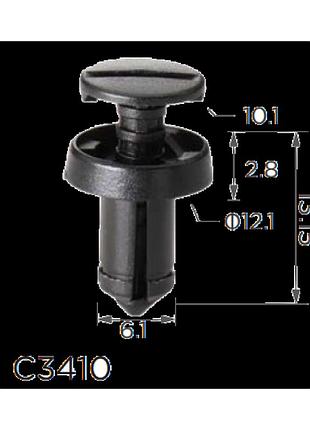 Клипсы c3410 подкрылок renault 7703072361 fiat 51761163 (100шт)