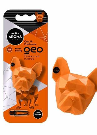 Освежитель полимер на обдув - "aroma" - geo dog - orange sparkling mango (игристое манго) 12054